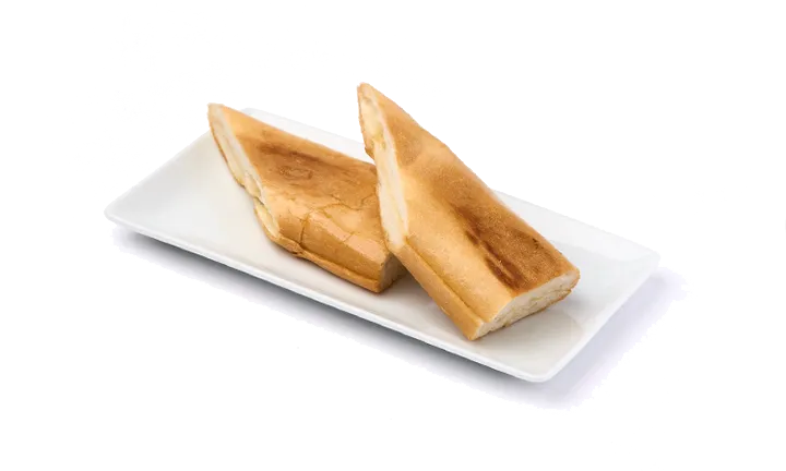 Toasted Cuban bread, a classic breakfast pairing